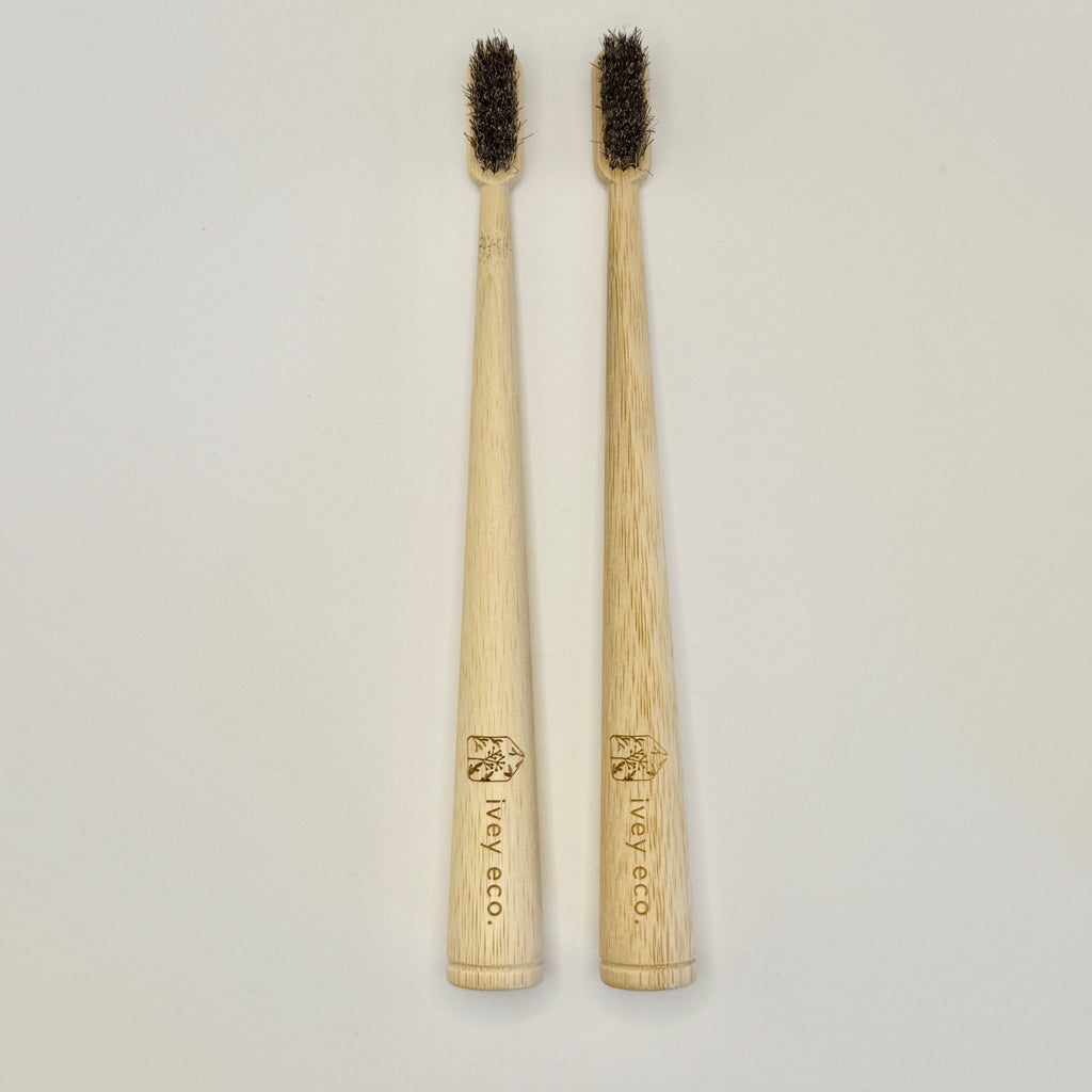 Natural fibre bamboo toothbrush