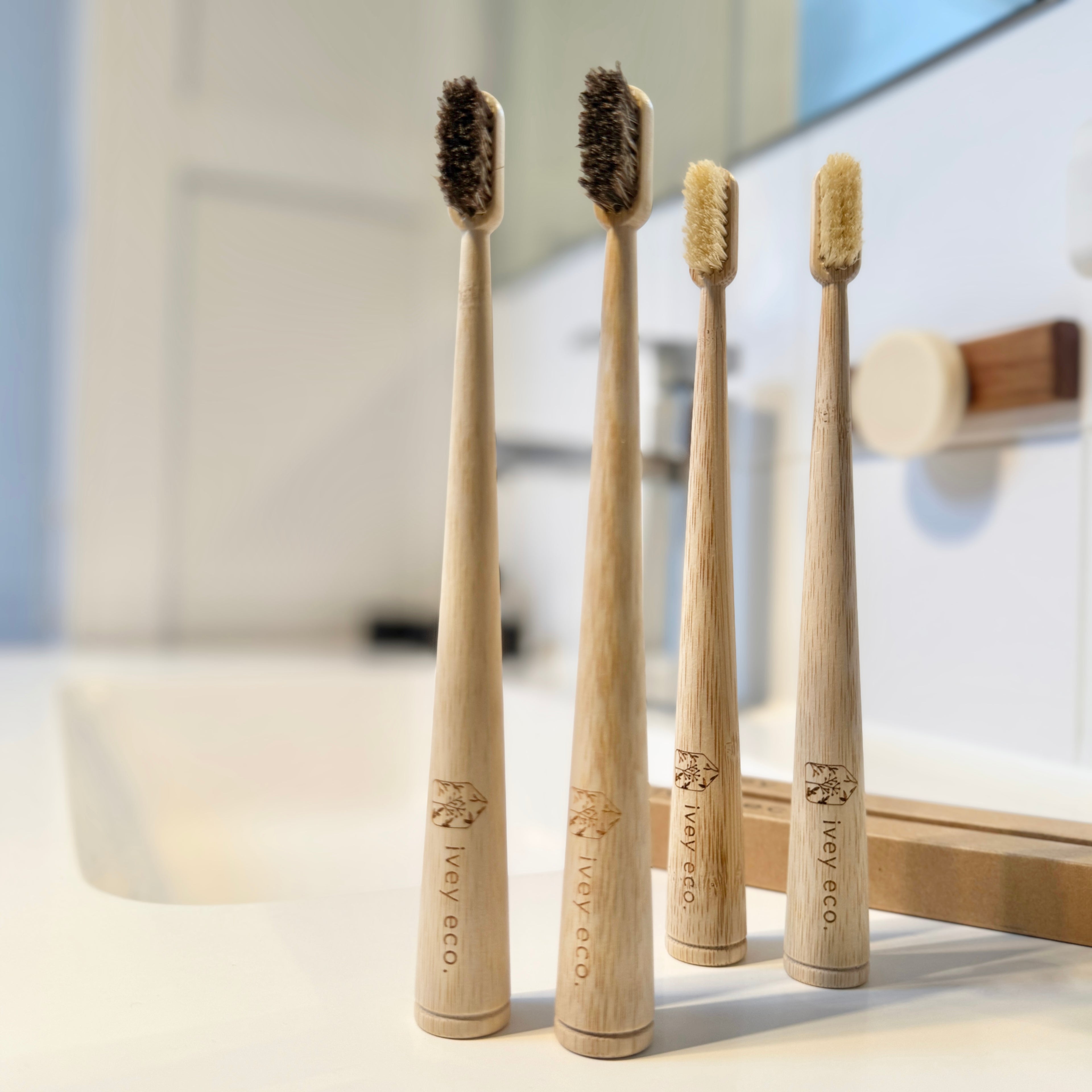 Natural fibre bamboo toothbrush