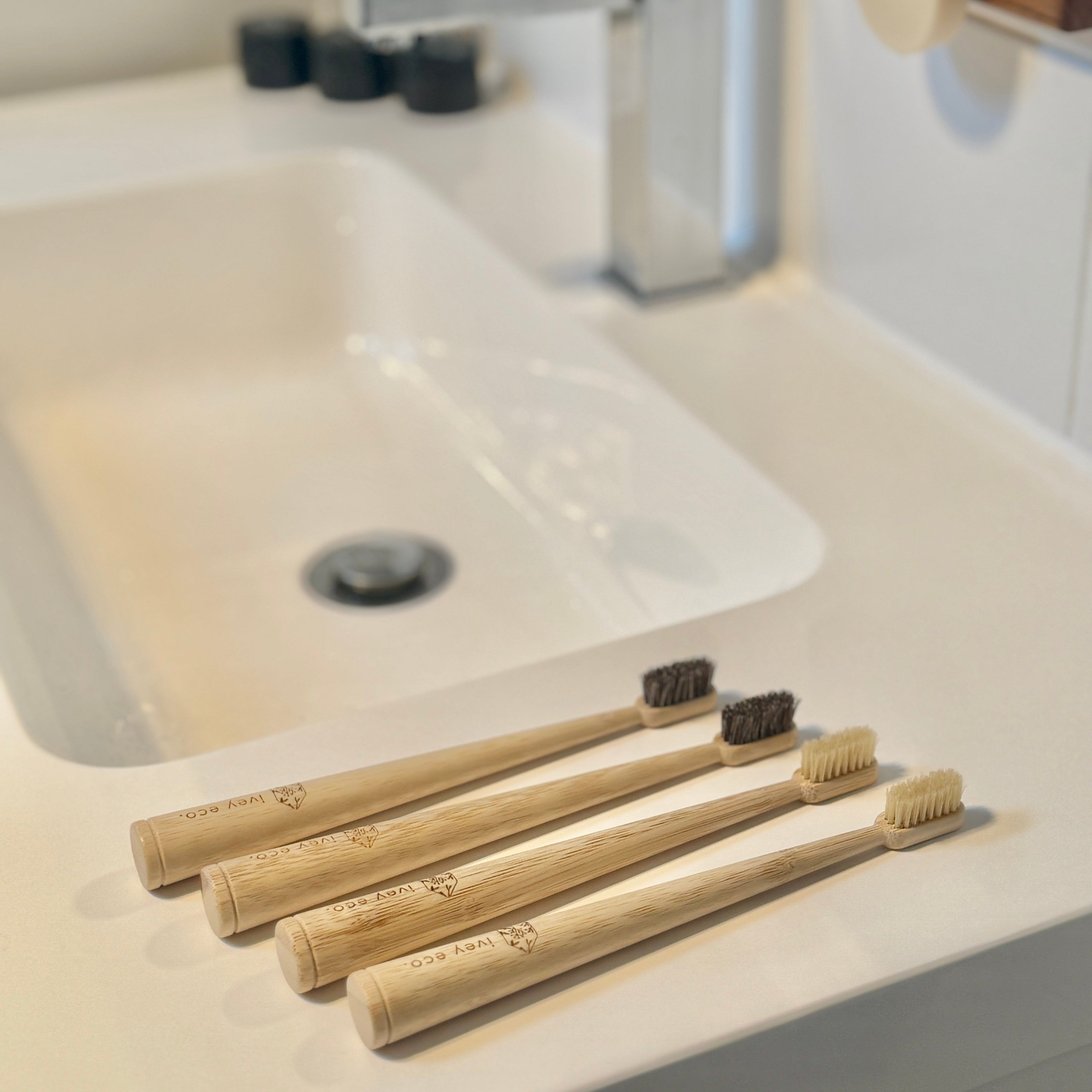 Natural fibre bamboo toothbrush