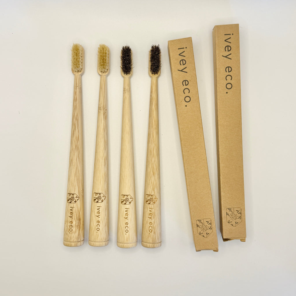 Natural fibre bamboo toothbrush